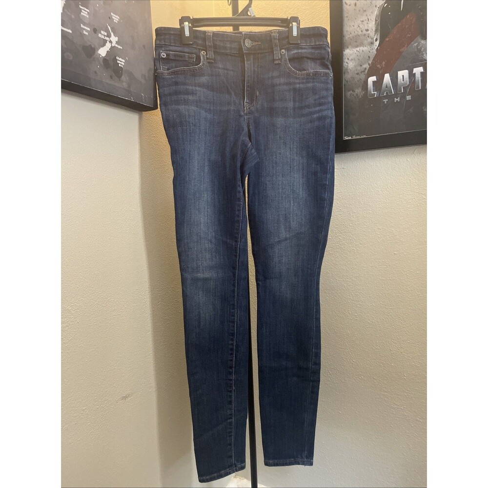 Gap Women's Legging Jeans Size 27 Dark Wash Slim Straight Denim Mid Rise Casual